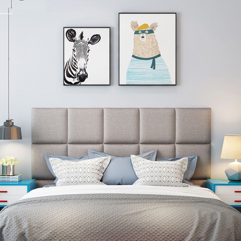Creative Headboard Soft Bag Self-Adhesive Background Wall Backrest