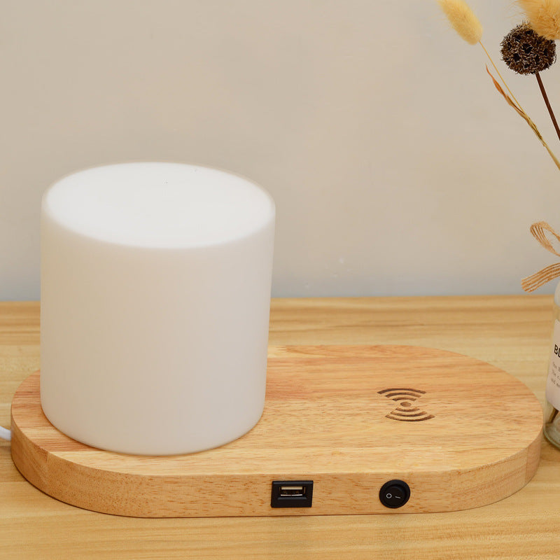Creative Wireless Mobile Phone Charging Desk Lamp